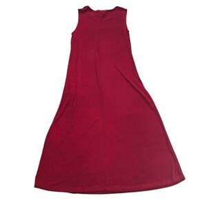 MaxiMa Women’s Size Medium Sleeveless Maxi Tank Dress‎ Red Holiday Party NWOT